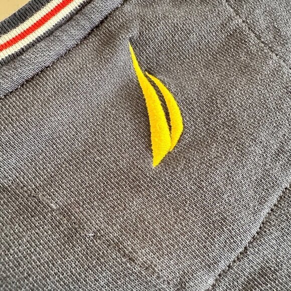 Nautica Men's Lakeside Marina Color Blocked Crewneck Sweatshirt Navy Size XL - Picture 11 of 12